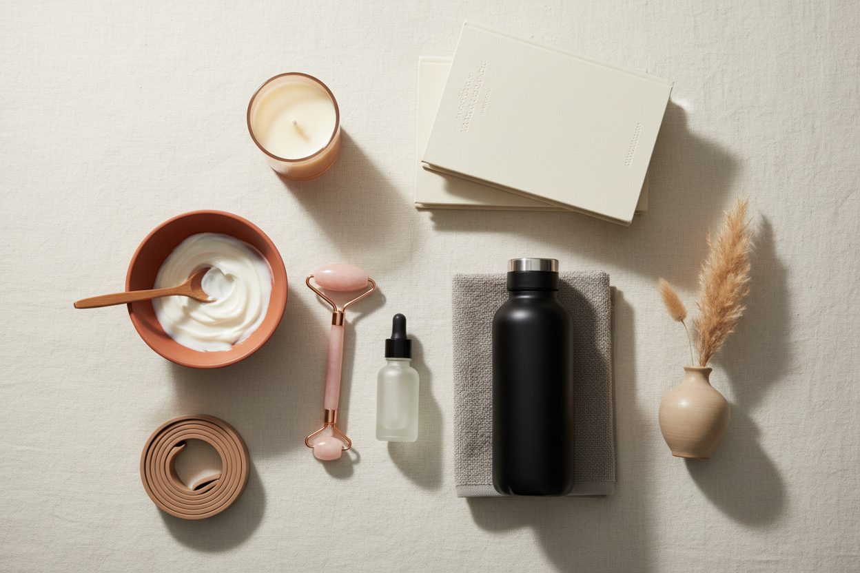 Premium Lifestyle Products Flat Lay
